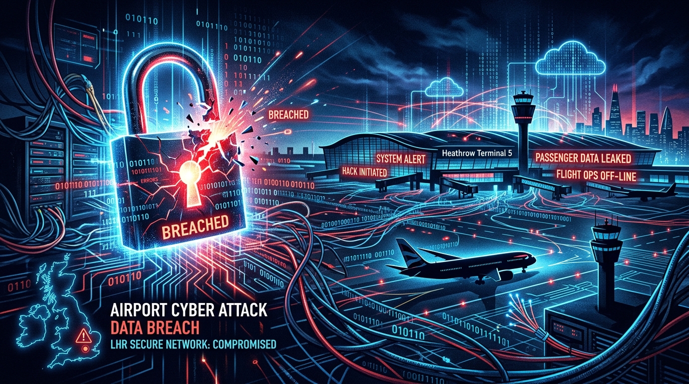 Cyberattack Exposes Data of 8.7 Million Customers at Three Major UK Airports